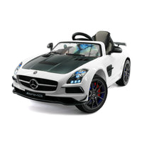 Moderno Kids Mercedes SLS AMG Final Edition 12V Kids Ride-On Car with Parental Remote | White