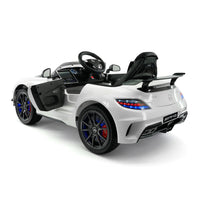 Moderno Kids Mercedes SLS AMG Final Edition 12V Kids Ride-On Car with Parental Remote | White