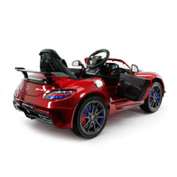 Moderno Kids Mercedes SLS AMG Final Edition 12V Kids Ride-On Car with Parental Remote | Cherry Red