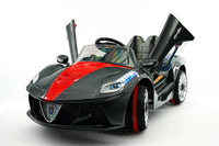 Moderno Kids Spider GT Kids 12V Ride-On Car with R/C Parental Remote | Carbon Black
