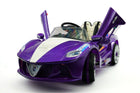 Spider GT Kids 12V Ride-On Car with R/C Parental Remote | Purple
