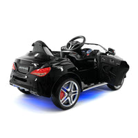 Moderno Kids Mercedes CLA45 12V Kids Ride-On Car with R/C Parental Remote | Black Metallic