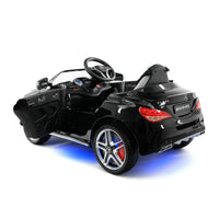 Moderno Kids Mercedes CLA45 12V Kids Ride-On Car with R/C Parental Remote | Black Metallic