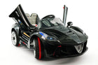 Spider GT Kids 12V Ride-On Car with R/C Parental Remote | Black