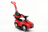 Moderno Kids Mercedes GL63 Kids Convertible Ride On Push and Foot to Floor Car | Red