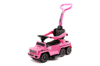 Moderno Kids Mercedes G63 AMG 6x6 Children Electric Ride On Convertible Push and Foot to Floor Car | Pink