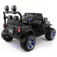 Moderno Kids Trail Explorer 12V Kids Ride-On Car Truck with R/C Parental Remote | Black