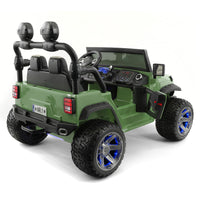 Moderno Kids Trail Explorer 12V Kids Ride-On Car Truck with R/C Parental Remote | Olive Green