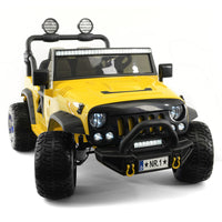 Moderno Kids Trail Explorer 12V Kids Ride-On Car Truck with R/C Parental Remote | Yellow