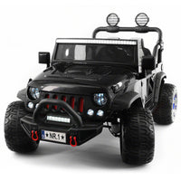 Moderno Kids Trail Explorer 12V Kids Ride-On Car Truck with R/C Parental Remote | Black