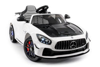 Moderno Kids Mercedes GT AMG 12V Kids Ride-On Car with Parental Remote | White
