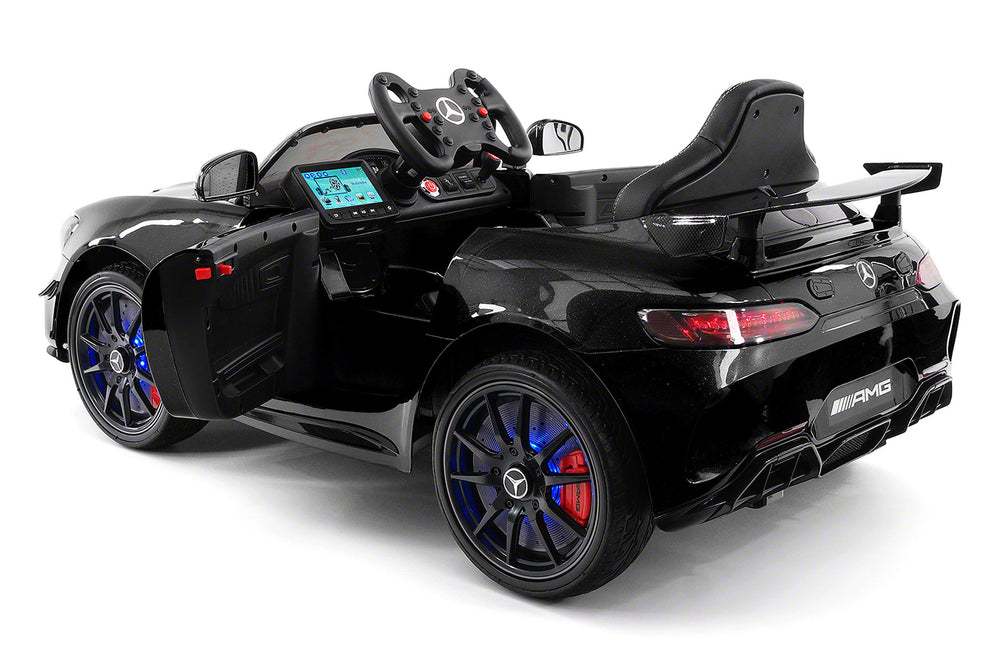 Moderno Kids Mercedes GT AMG 12V Kids Ride-On Car with Parental Remote | Black