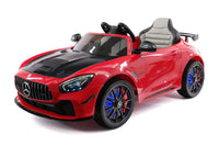 Moderno Kids Mercedes GT AMG 12V Kids Ride-On Car with Parental Remote | Cherry Red