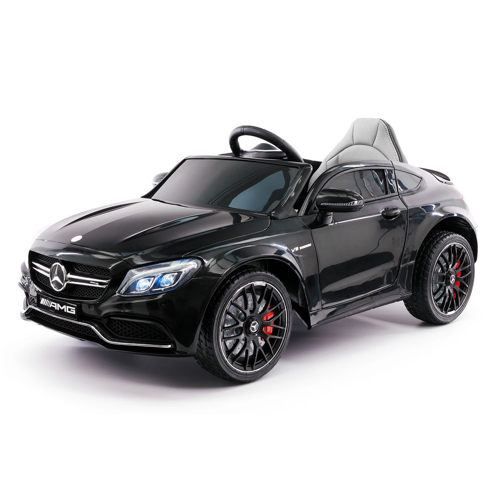 Moderno Kids Mercedes C63S 12V Kids Ride-On Car with R/C Parental Remote | Black