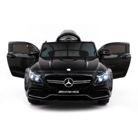 Moderno Kids Mercedes C63S 12V Kids Ride-On Car with R/C Parental Remote | Black