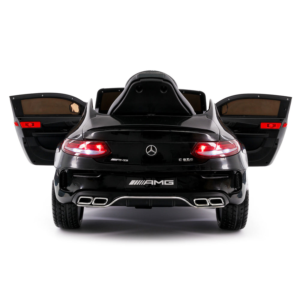 Moderno Kids Mercedes C63S 12V Kids Ride-On Car with R/C Parental Remote | Black