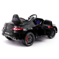 Moderno Kids Mercedes C63S 12V Kids Ride-On Car with R/C Parental Remote | Black