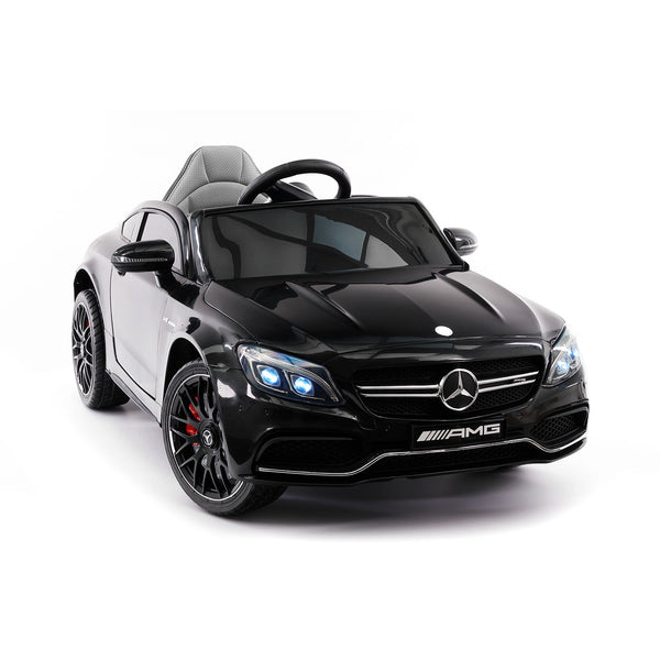 Moderno Kids Mercedes C63S 12V Kids Ride-On Car with R/C Parental Remote | Black