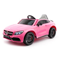 Moderno Kids Mercedes C63S 12V Kids Ride-On Car with R/C Parental Remote | Pink