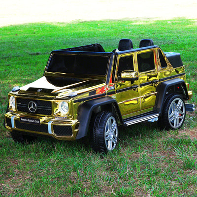 Mercedes Maybach G650 12V Kids Ride-On Car with Parental Remote | Gold