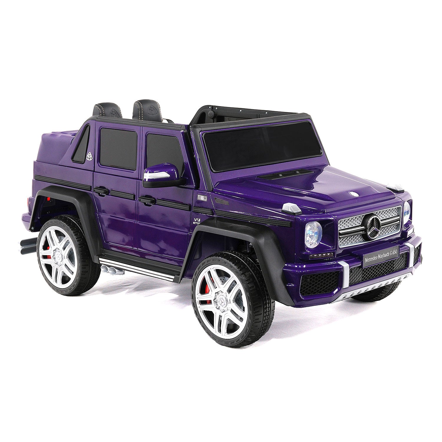 Moderno Kids Mercedes Maybach G650 12V Kids Ride-On Car with Parental Remote | Purple