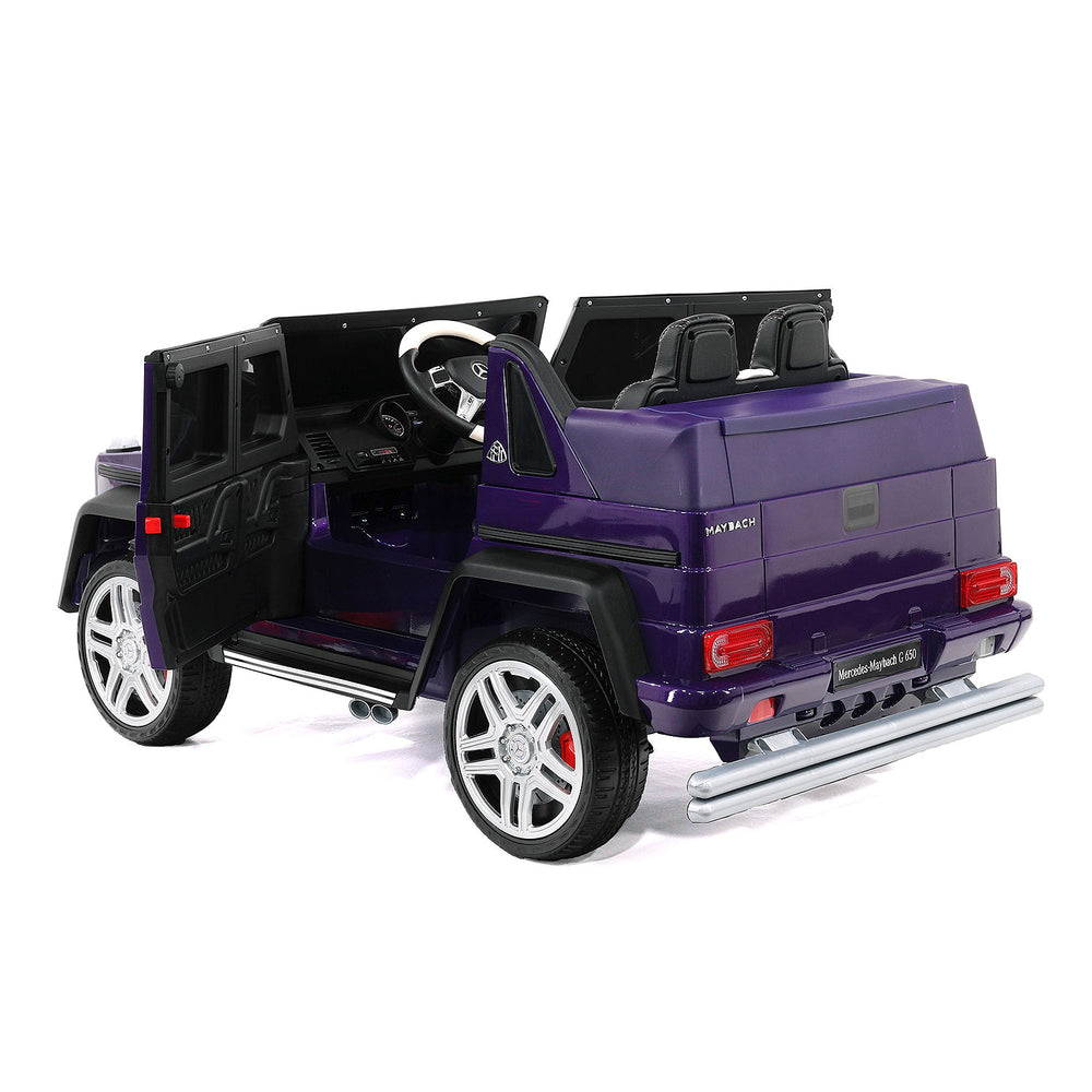 Moderno Kids Mercedes Maybach G650 12V Kids Ride-On Car with Parental Remote | Purple