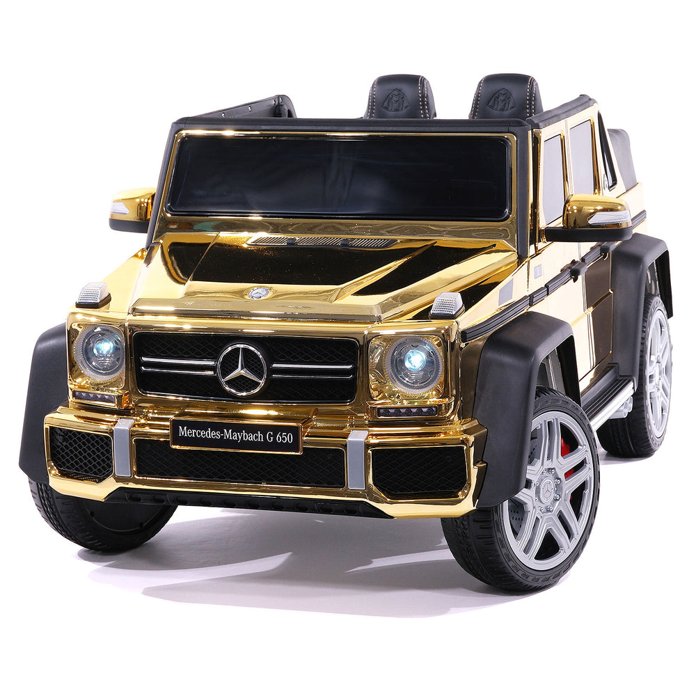 Lizenz Mercedes G650 MAYBACH Kinder Elektro Auto Allrad 2 Sitzer