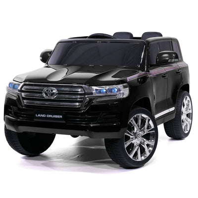 Toyota Land Cruiser 12V Kids Ride-On Car with R/C Parental Remote | Black