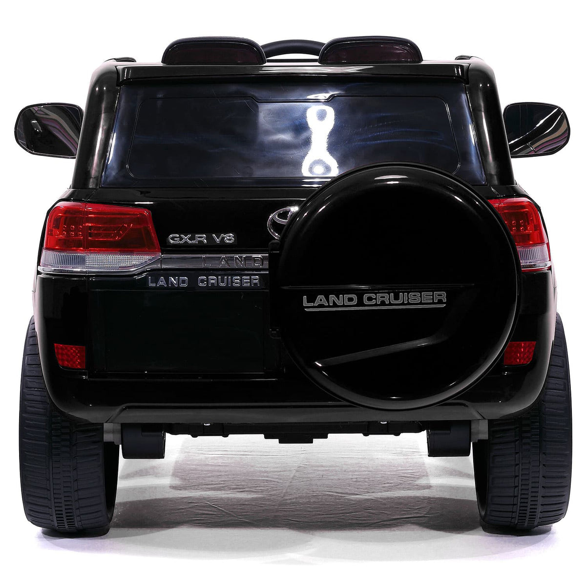 Moderno Kids Toyota Land Cruiser 12V Kids Ride-On Car with R/C Parental Remote | Black
