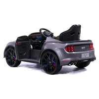 Moderno Kids Ford Mustang GT Custom Edition 12V Kids Ride-On Car with R/C Parental Remote | Gray