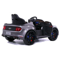 Moderno Kids Ford Mustang GT Custom Edition 12V Kids Ride-On Car with R/C Parental Remote | Gray