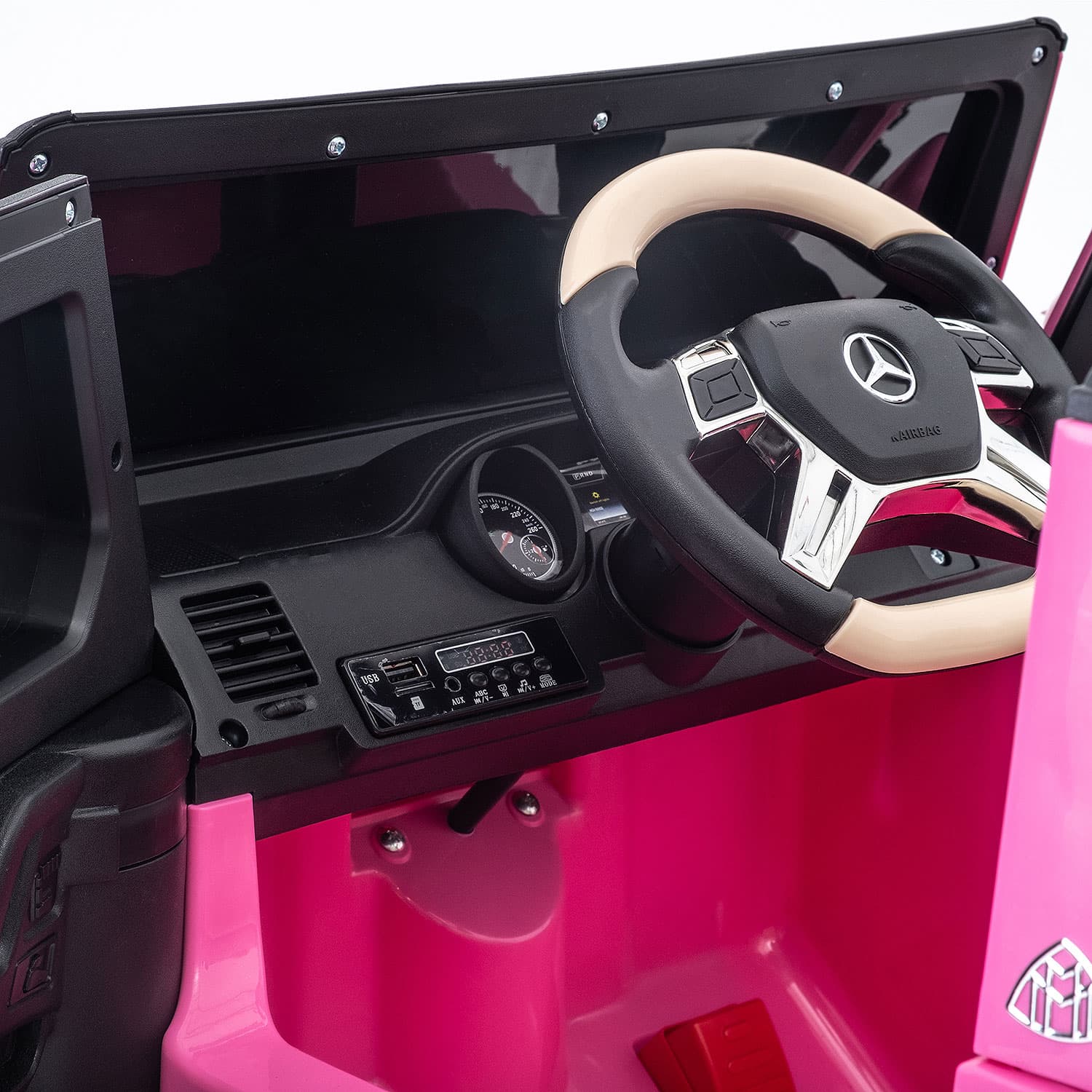 Moderno Kids Mercedes Maybach G650 12V Kids Ride-On Car with Parental Remote | Pink