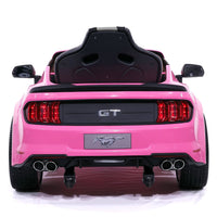 Moderno Kids Ford Mustang GT Custom Edition 12V Kids Ride-On Car with R/C Parental Remote | Pink