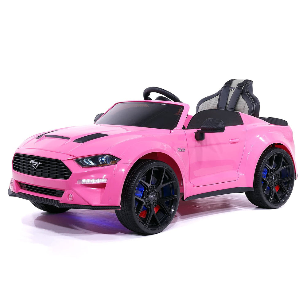 Moderno Kids Ford Mustang GT Custom Edition 12V Kids Ride-On Car with R/C Parental Remote | Pink