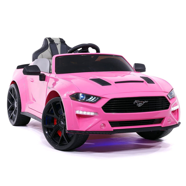 Moderno Kids Ford Mustang GT Custom Edition 12V Kids Ride-On Car with R/C Parental Remote | Pink
