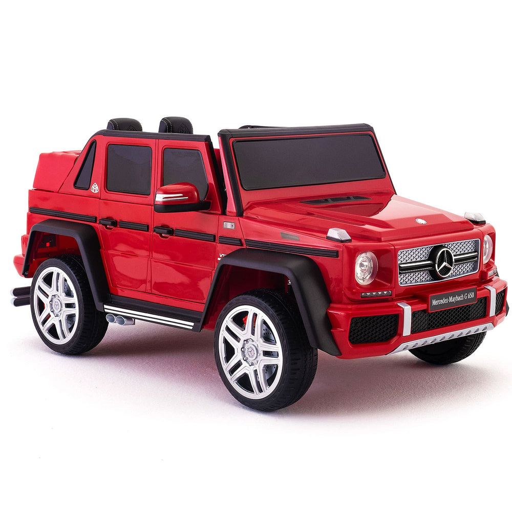 Moderno Kids Mercedes Maybach G650 12V Kids Ride-On Car with Parental Remote | Cherry Red