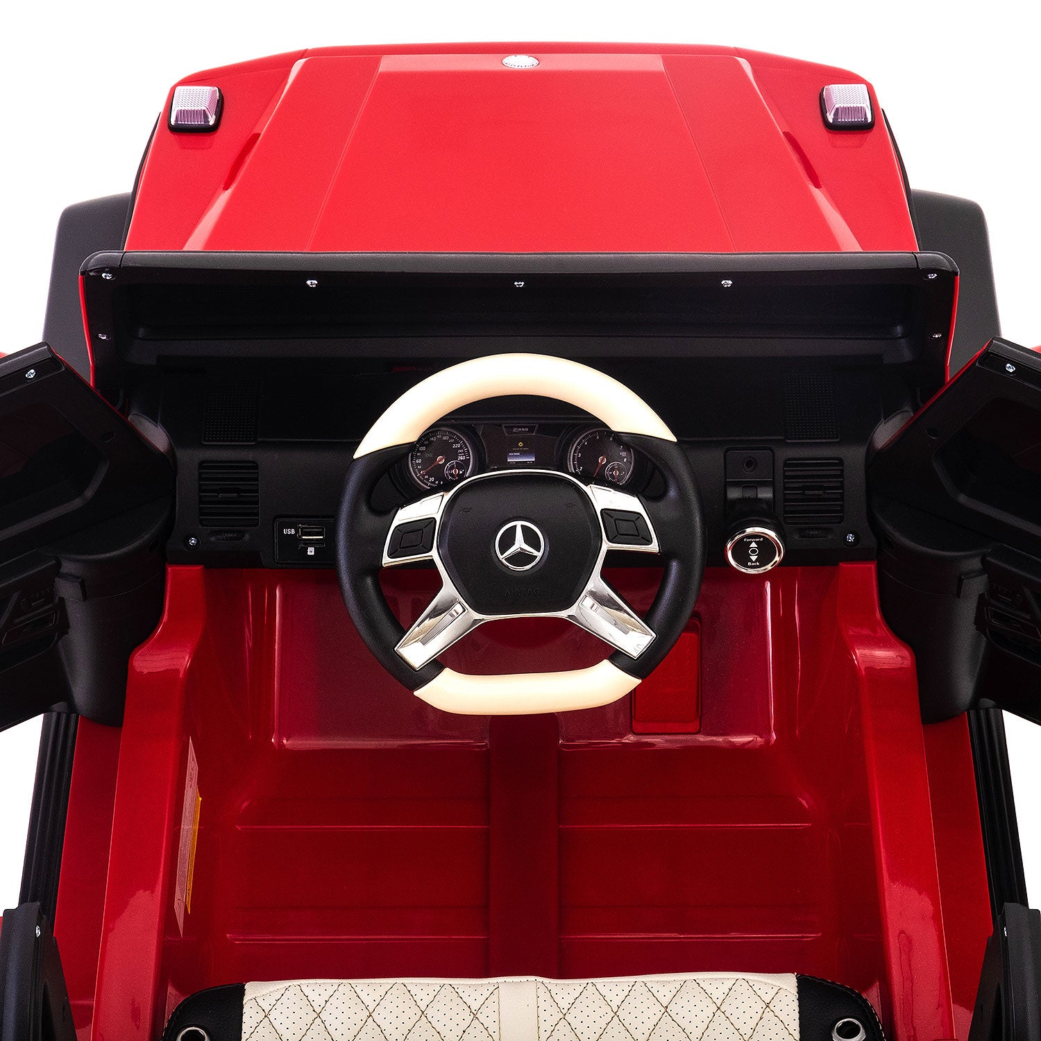 Moderno Kids Mercedes Maybach G650 12V Kids Ride-On Car with Parental Remote | Cherry Red