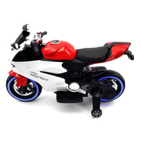 Moderno Kids Street Racer 12V Electric Kids Ride-On Motorcycle | Red