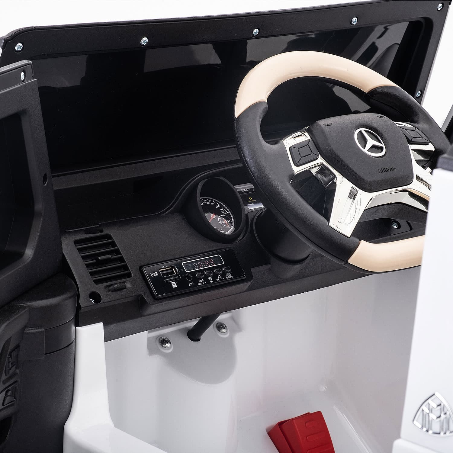 Moderno Kids Mercedes Maybach G650 12V Kids Ride-On Car with Parental Remote | White