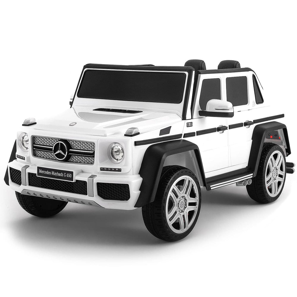 Moderno Kids Mercedes Maybach G650 12V Kids Ride-On Car with Parental Remote | White