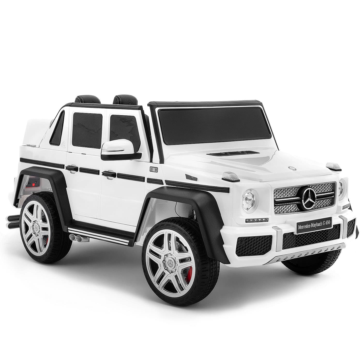 Moderno Kids Mercedes Maybach G650 12V Kids Ride-On Car with Parental Remote | White