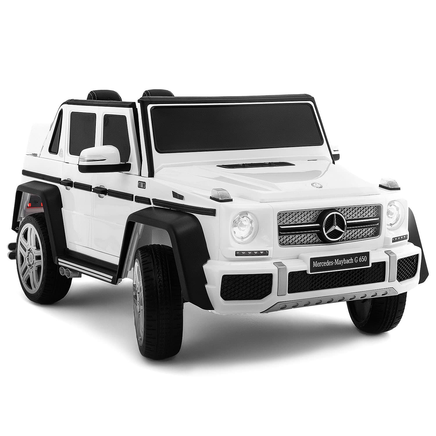 Moderno Kids Mercedes Maybach G650 12V Kids Ride-On Car with Parental Remote | White